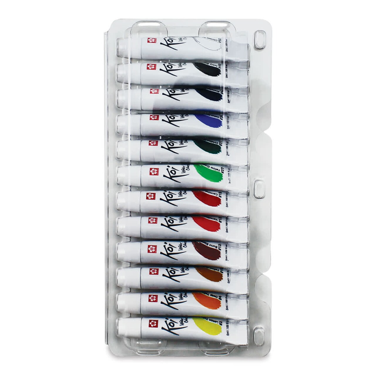 Sakura Koi Watercolor - Set of 12, Assorted Colors, 5 ml, Tubes